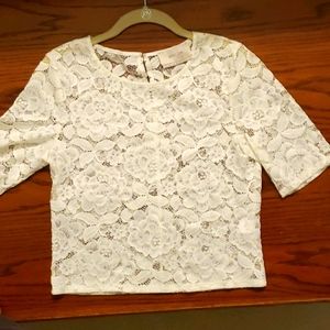 BHLDN Jive lace bridal top